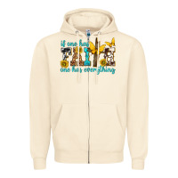 Sandshell if one has faith one has everything Zipper Hoodie - texasbilliewilder