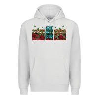 Dove Grey mexico with roses Premium Hoodie - Jasminsmagicworld