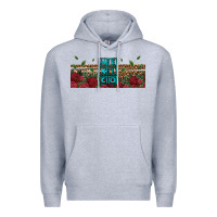Heather Grey mexico with roses Premium Hoodie - Jasminsmagicworld