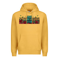 Mustard mexico with roses Premium Hoodie - Jasminsmagicworld