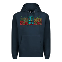 Navy mexico with roses Premium Hoodie - Jasminsmagicworld