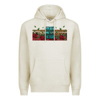 Oatmeal Heather mexico with roses Premium Hoodie - Jasminsmagicworld