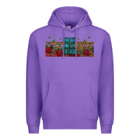 Purple mexico with roses Premium Hoodie - Jasminsmagicworld