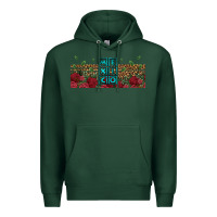 Sports Green mexico with roses Premium Hoodie - Jasminsmagicworld