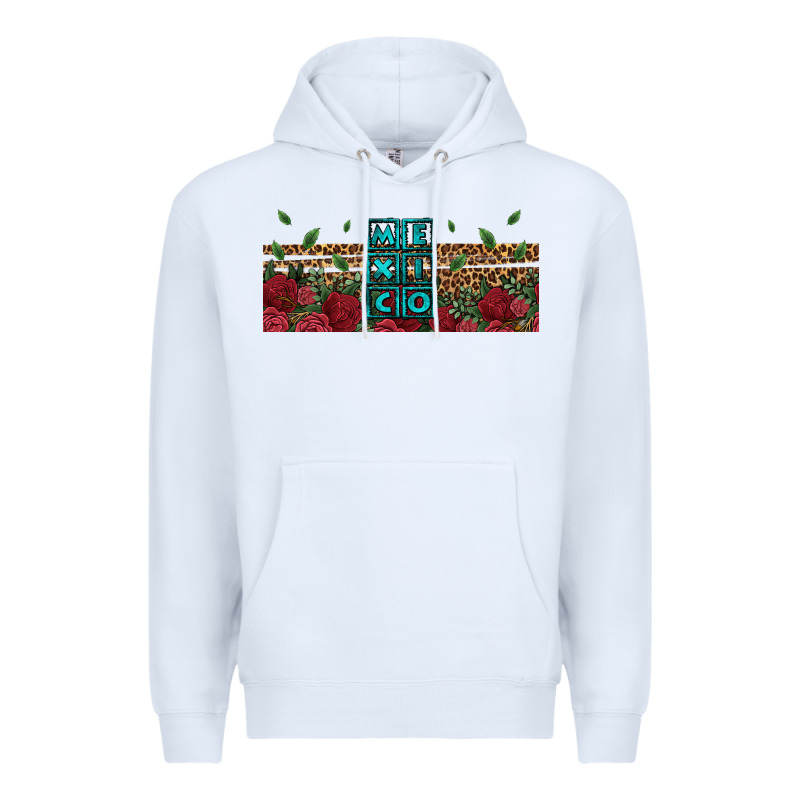 Mexico With Roses Premium Hoodie by Jasminsmagicworld | Teevron