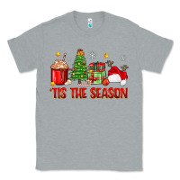Heather Grey 'tis the season christmas Classic Tee - Zillion Design Studio