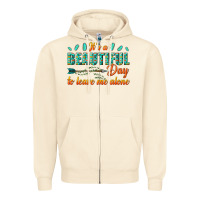 Sandshell its a beautiful day to leave me alone Zipper Hoodie - texasbilliewilder