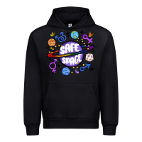 Black safe space Urban Hoodie - MaliasSmallBusiness