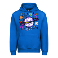 Cobalt safe space Urban Hoodie - MaliasSmallBusiness