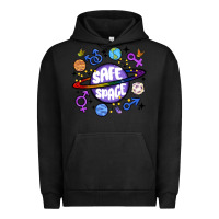 Pigment Black safe space Urban Hoodie - MaliasSmallBusiness