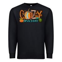 Black cozy season Premium Sweatshirt - RacoonDesign