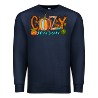 Navy cozy season Premium Sweatshirt - RacoonDesign