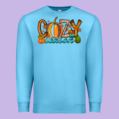 Cozy Season Premium Sweatshirt Designed By Racoondesign