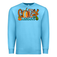 Ocean Blue cozy season Premium Sweatshirt - RacoonDesign
