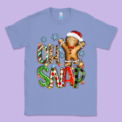 Oh Snap Christmas Cookie Classic Tee Designed By Zillion Design Studio