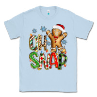 Dusty Blue oh snap christmas cookie Classic Tee - Zillion Design Studio