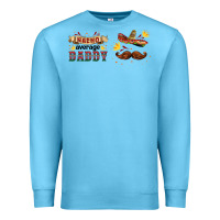 Ocean Blue nacho average daddy libbey glass Premium Sweatshirt - HRA Design Shop