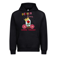 Black delulu queen coming through Urban Hoodie - MaliasSmallBusiness
