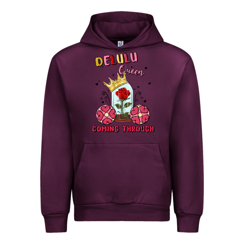 Delulu Queen Coming Through Urban Hoodie by MaliasSmallBusiness | Teevron