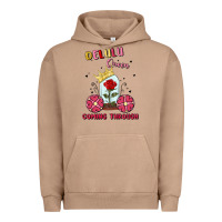 Pigment Burro delulu queen coming through Urban Hoodie - MaliasSmallBusiness