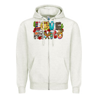 Oatmeal Heather love mexico Zipper Hoodie - Zillion Design Studio