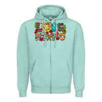 Seafoam love mexico Zipper Hoodie - Zillion Design Studio