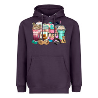 Plum small business coffee cups Heavyweight Hoodie - Zillion Design Studio