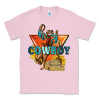 Hey Cowboy With Sunflowers Classic Tee | Teevron