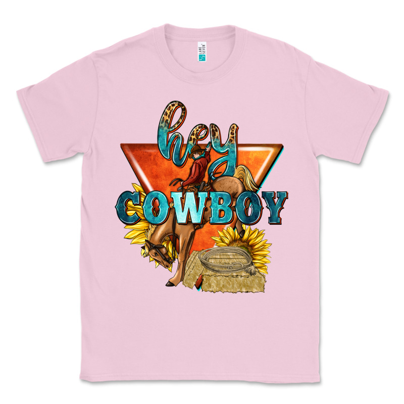 Hey Cowboy With Sunflowers Classic Tee by texasbilliewilder | Teevron