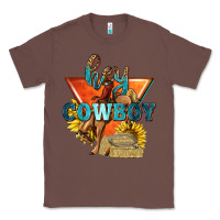 Chestnut hey cowboy with sunflowers Classic Tee - texasbilliewilder