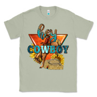 Matcha hey cowboy with sunflowers Classic Tee - texasbilliewilder