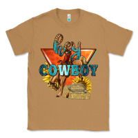 Toasted Coconut hey cowboy with sunflowers Classic Tee - texasbilliewilder
