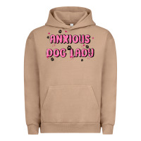 Pigment Burro anxious dog lady Urban Hoodie - MaliasSmallBusiness