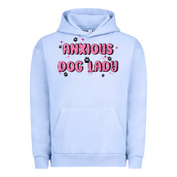 Pigment Grape Ice anxious dog lady Urban Hoodie - MaliasSmallBusiness