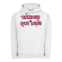 Pigment Lunar Rock anxious dog lady Urban Hoodie - MaliasSmallBusiness