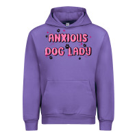 Tulip anxious dog lady Urban Hoodie - MaliasSmallBusiness