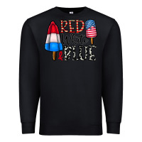Black red white blue Premium Sweatshirt - CowhideDigitalArt