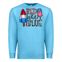 Ocean Blue red white blue Premium Sweatshirt - CowhideDigitalArt