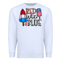 White red white blue Premium Sweatshirt - CowhideDigitalArt