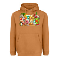 Meerkat summer vibes coffee cups Heavyweight Hoodie - Zillion Design Studio