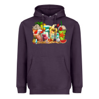 Plum summer vibes coffee cups Heavyweight Hoodie - Zillion Design Studio