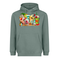 Sage summer vibes coffee cups Heavyweight Hoodie - Zillion Design Studio