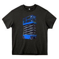 Asphalt scissor lift Heavy Core Tee - LillyAllenDesigns