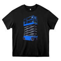 Black scissor lift Heavy Core Tee - LillyAllenDesigns
