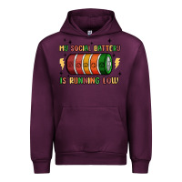 Mauve Wine social battery Urban Hoodie - MaliasSmallBusiness