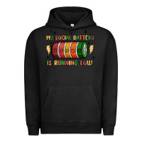 Pigment Black social battery Urban Hoodie - MaliasSmallBusiness