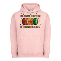 Pigment Salmon social battery Urban Hoodie - MaliasSmallBusiness