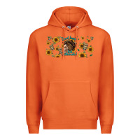 Carrot dead inside but caffeinated momlife Premium Hoodie - Jasminsmagicworld