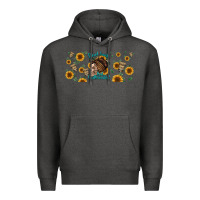 Charcoal Heather dead inside but caffeinated momlife Premium Hoodie - Jasminsmagicworld