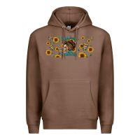 Chestnut dead inside but caffeinated momlife Premium Hoodie - Jasminsmagicworld